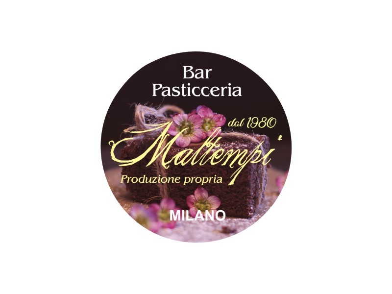 Etichette adesive per pasticceria in bobina (mm.75x75) (cod.3B)